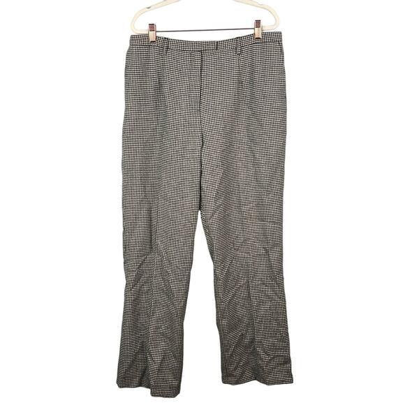 Pendleton Pants - Pendleton 100% wool houndstooth straight leg women’s pants